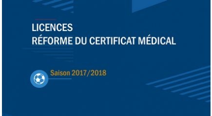Certificat médical : Nouveauté pour 2017-2018